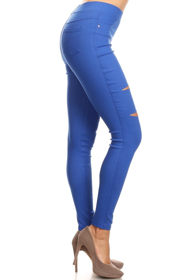 jean leggings pull on